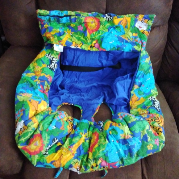 Animal Print Baby Shopping Cart Cover - Picture 3 of 6